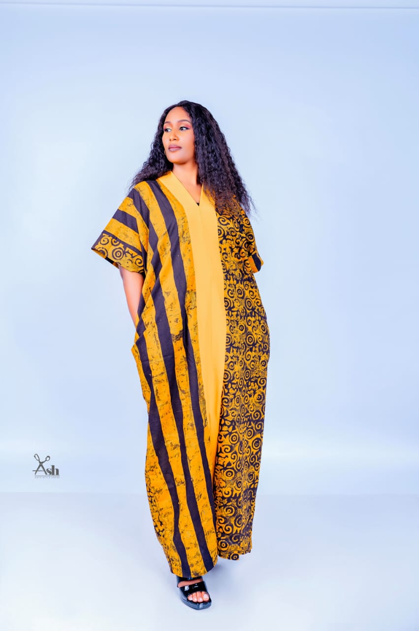 Batik Stripe Boubou